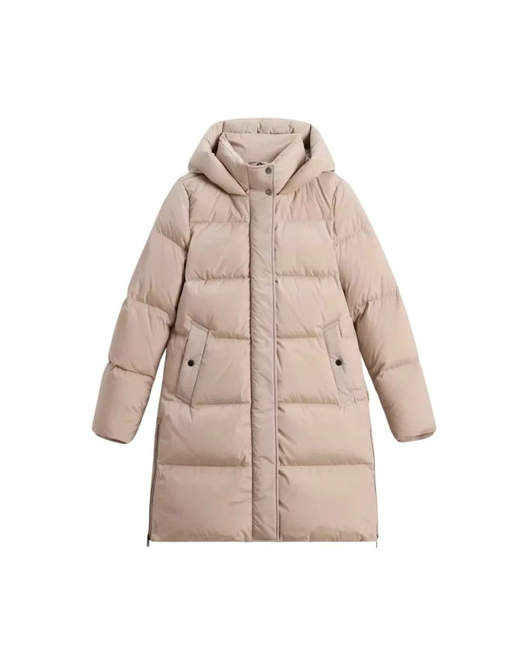 Down Coats Woolrich en coloris Natural