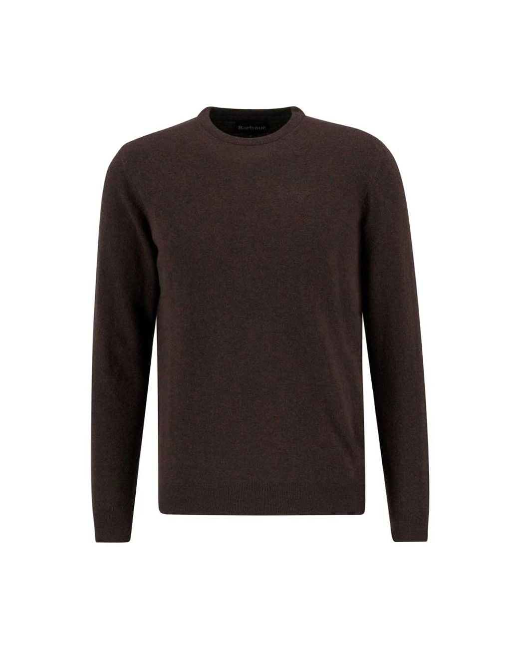 Barbour Brown Round-Neck Knitwear for men