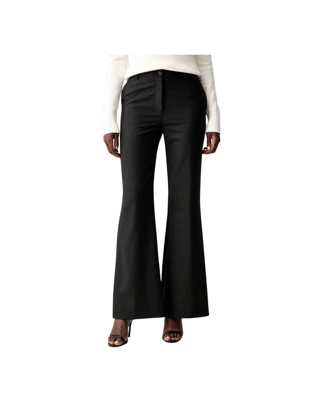 Pinko Wijde Broek in het Black