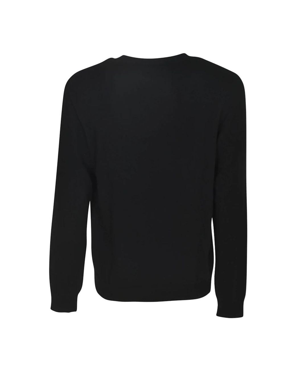 Moschino Black Round-Neck Knitwear for men