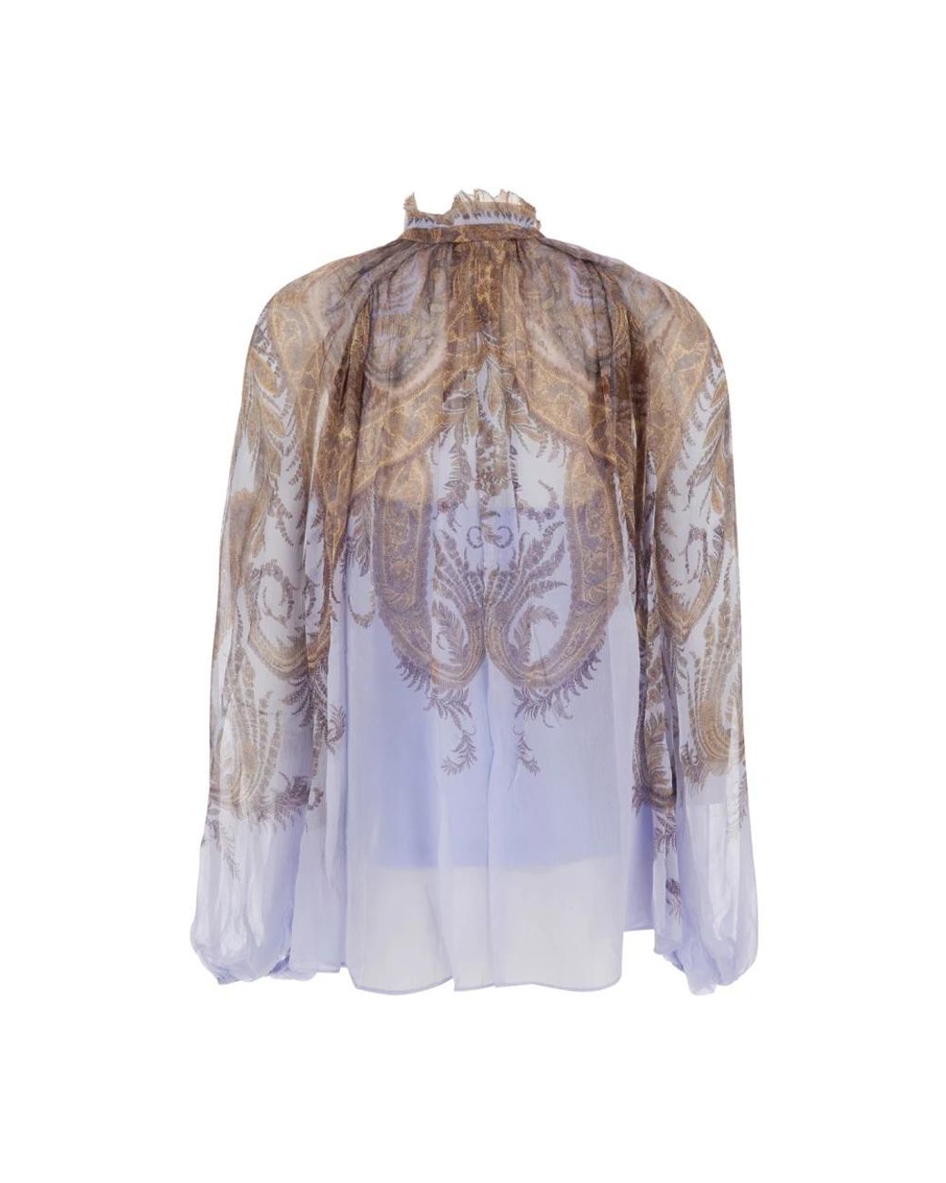 Zimmermann Overhemden ,Veelkleurig ,Hypnotic Billow Blouse Multi Colour Shirt in het Purple