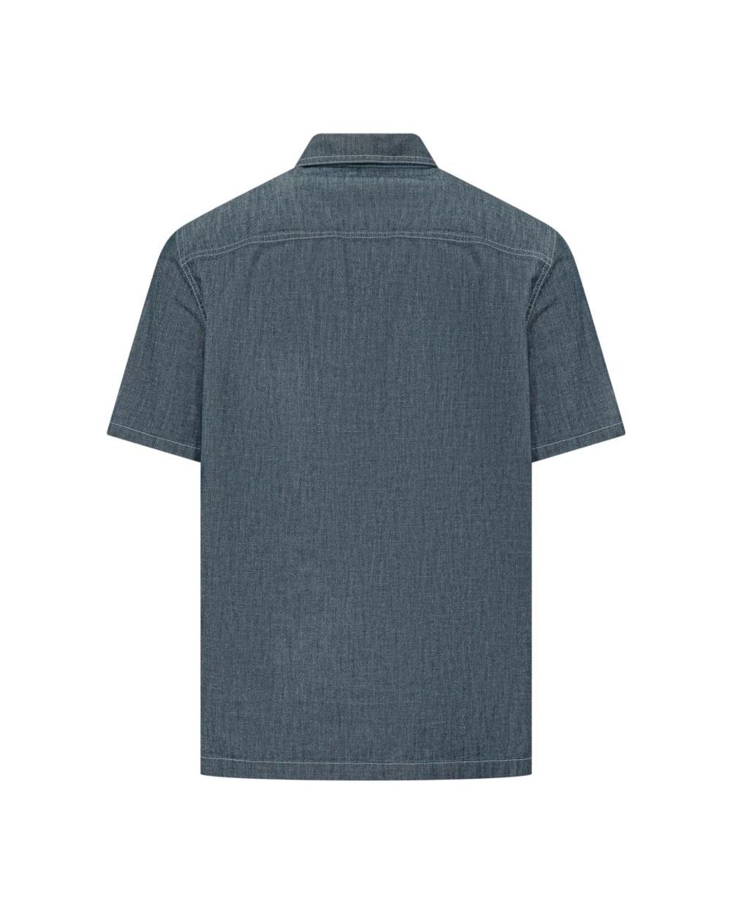 Marni Blue Denim Shirts for men