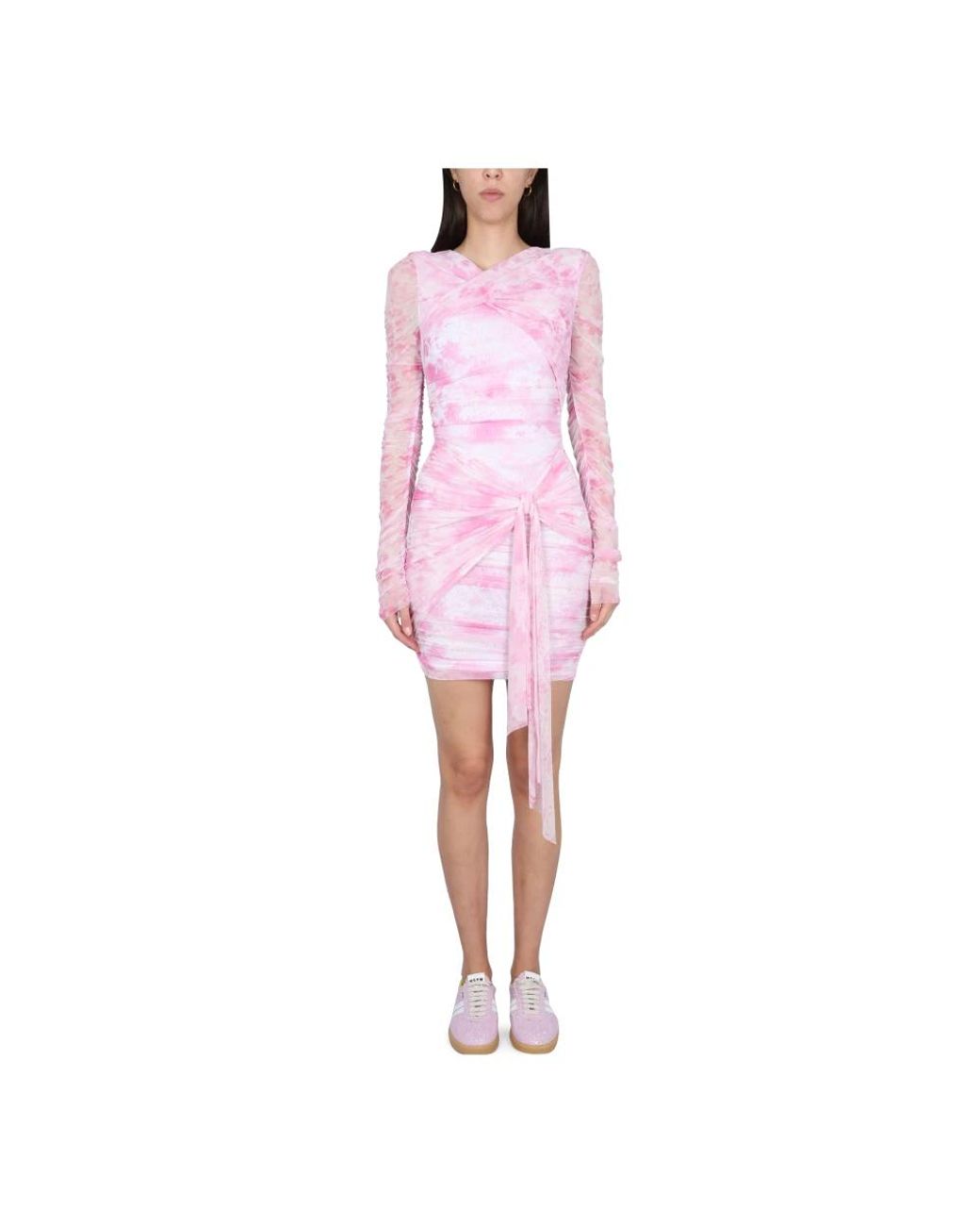 MSGM Pink Short Dresses