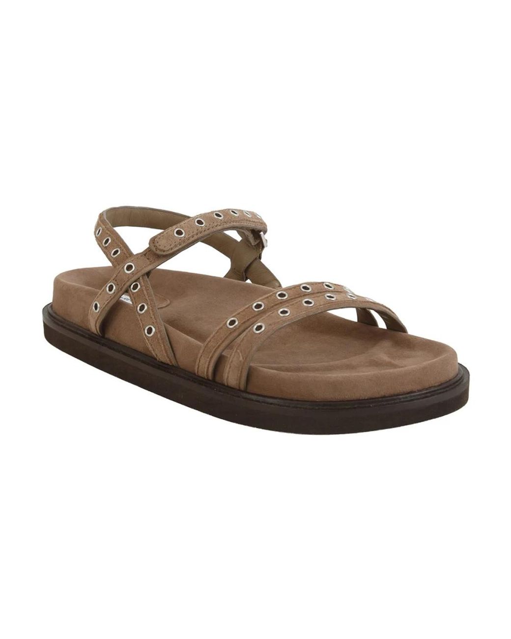 Marella Brown Flat Sandals