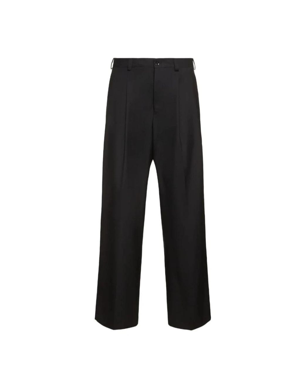 Laneus Black Slim-Fit Trousers for men