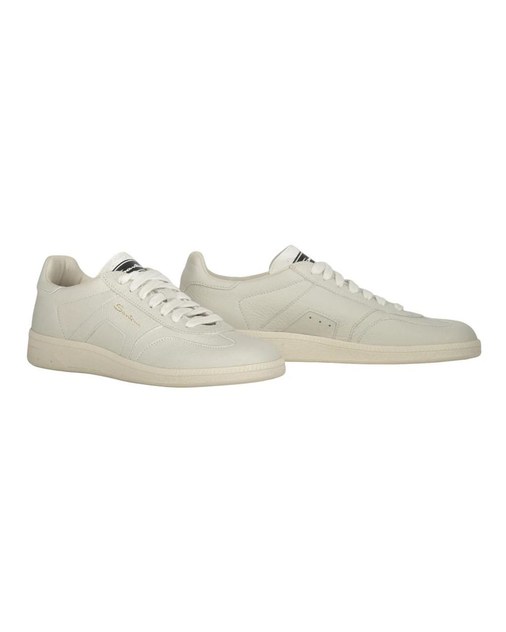 Santoni White Sneakers