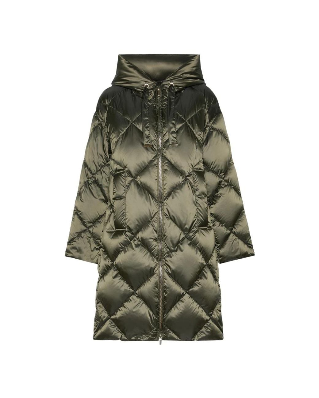 Max Mara Green Down Coats