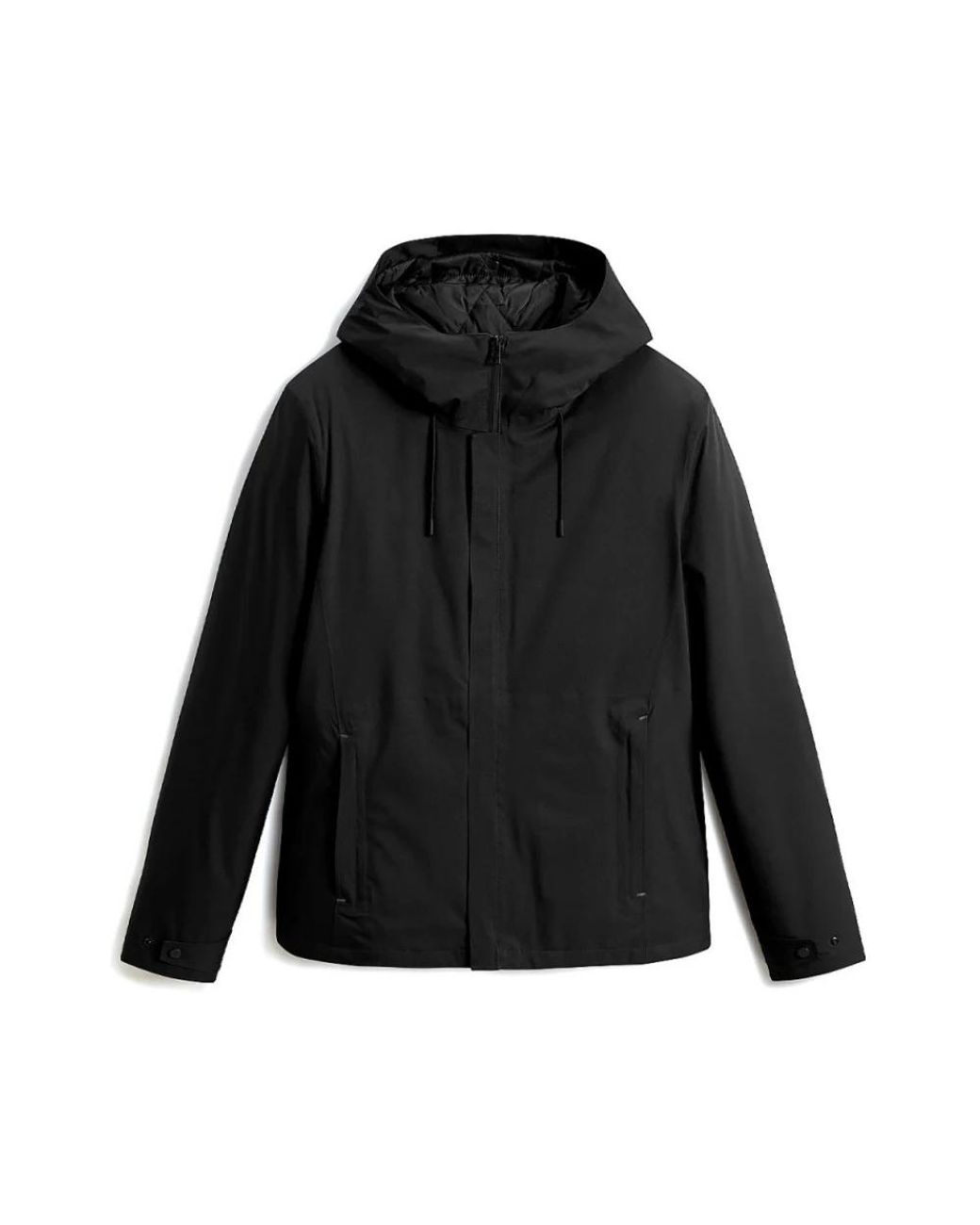 Woolrich Black Winter Jackets for men