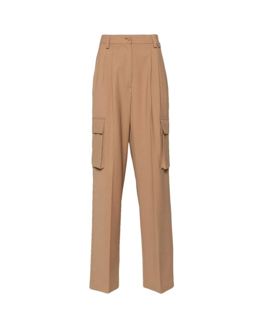 Pantalone cammello di Herno in Natural