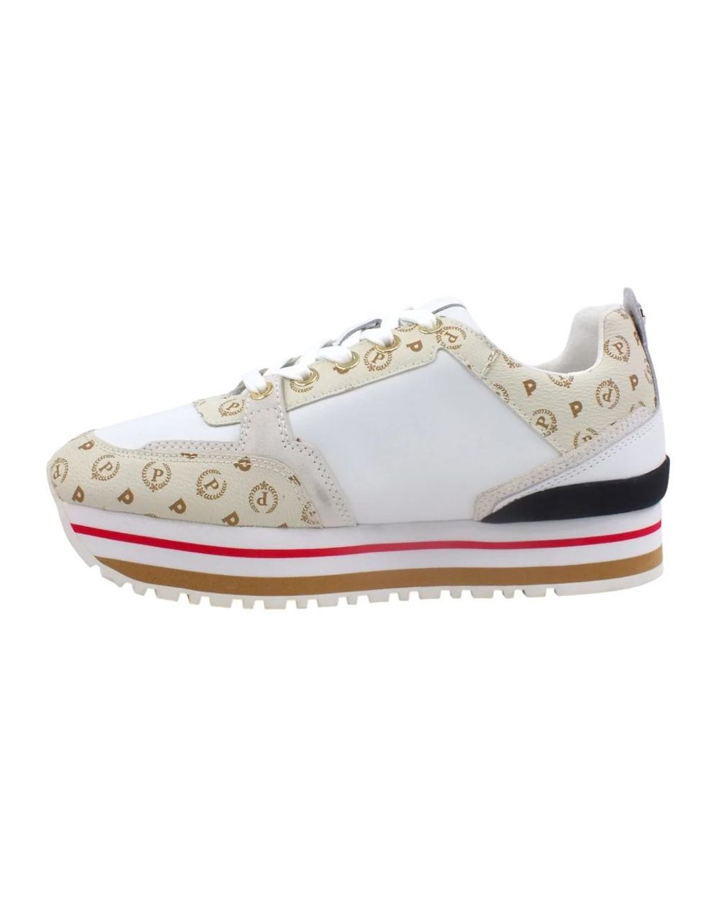 Pollini White Sneakers