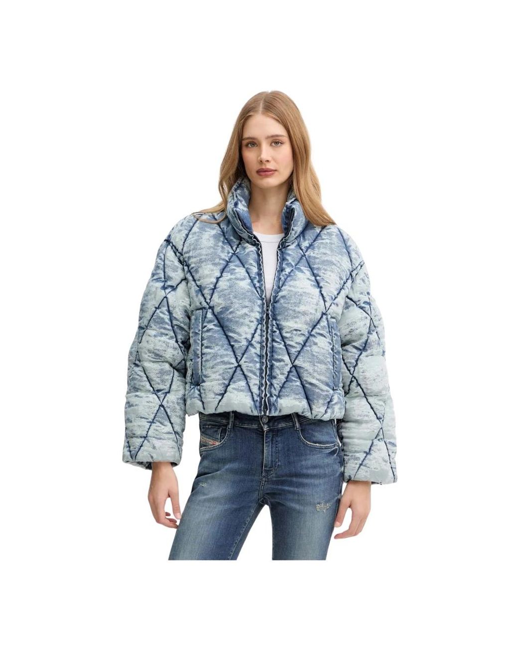 DIESEL W-Histel Jas in het Blue