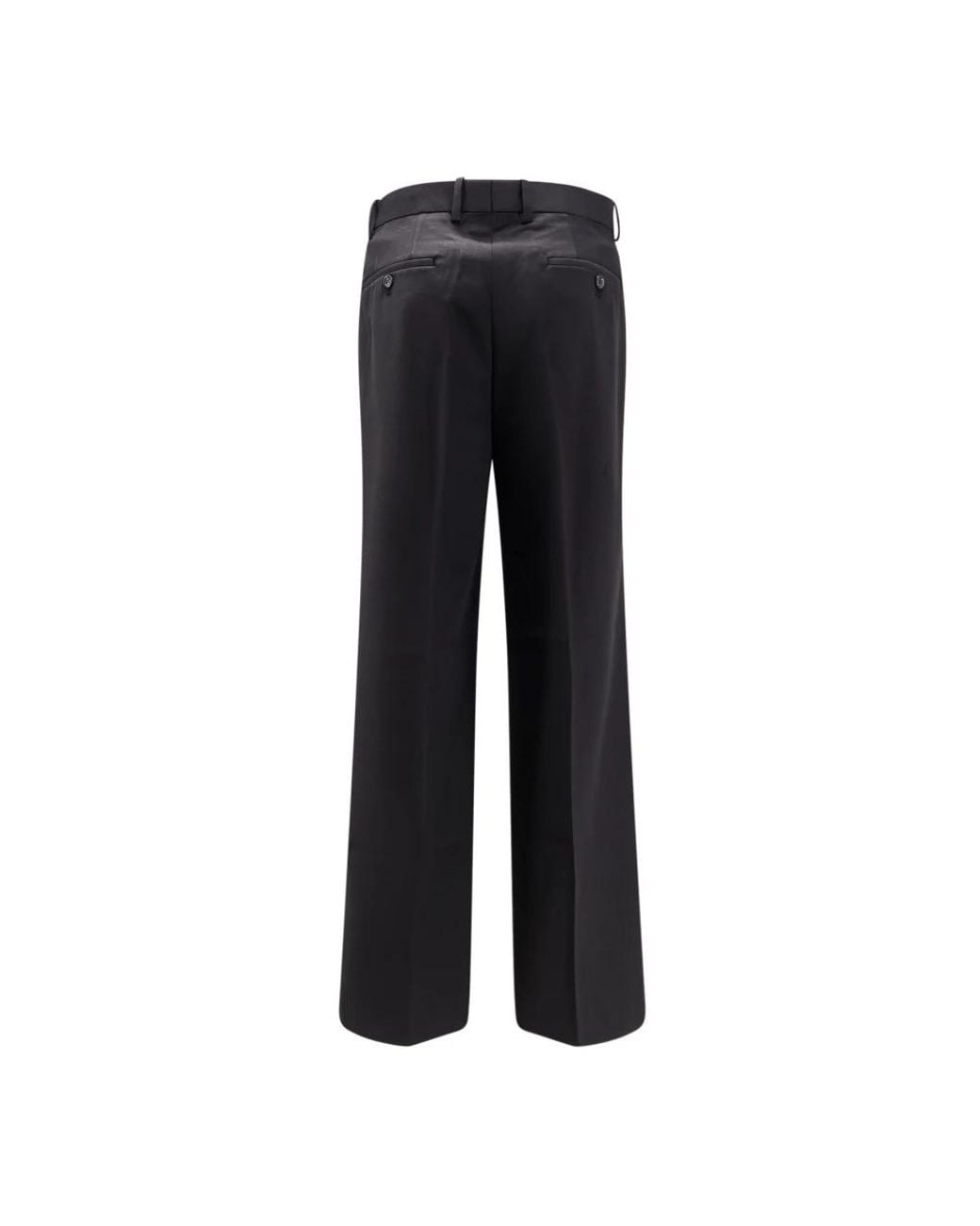TONYWACK Black Wide Trousers for men