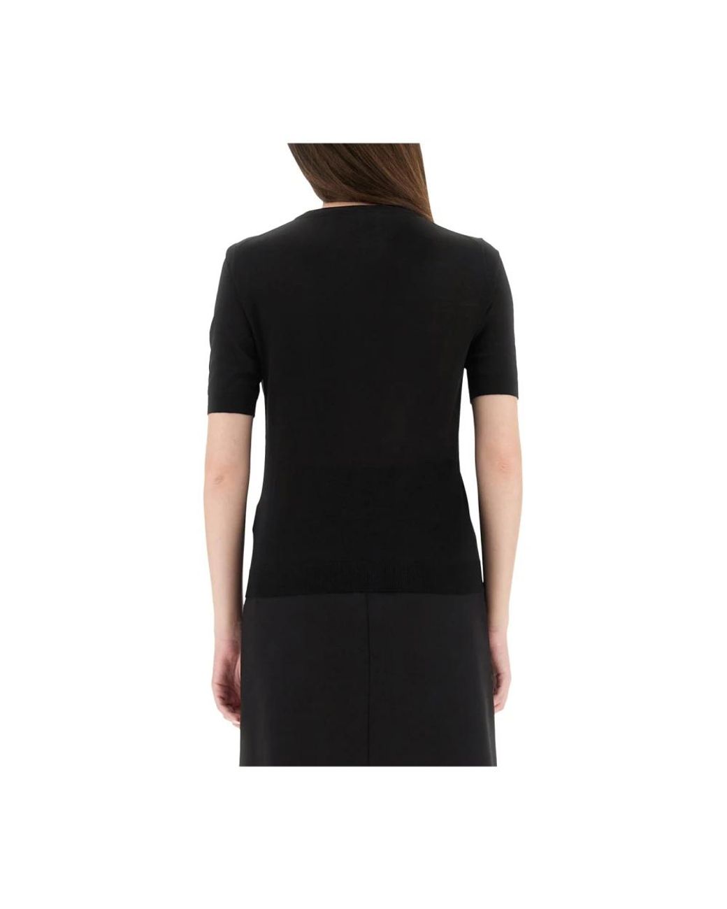 Versace Black Round-Neck Knitwear