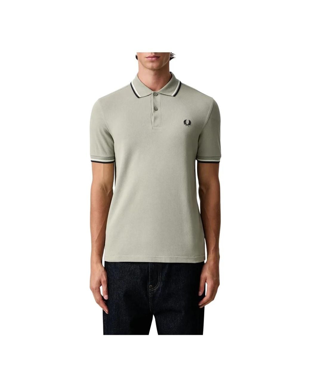 Polo Shirts Fred Perry de hombre de color Green