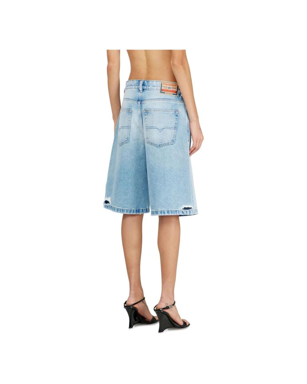 DIESEL Korte Broeken ,Blauw ,Denim De-Sire-Short in het Blue