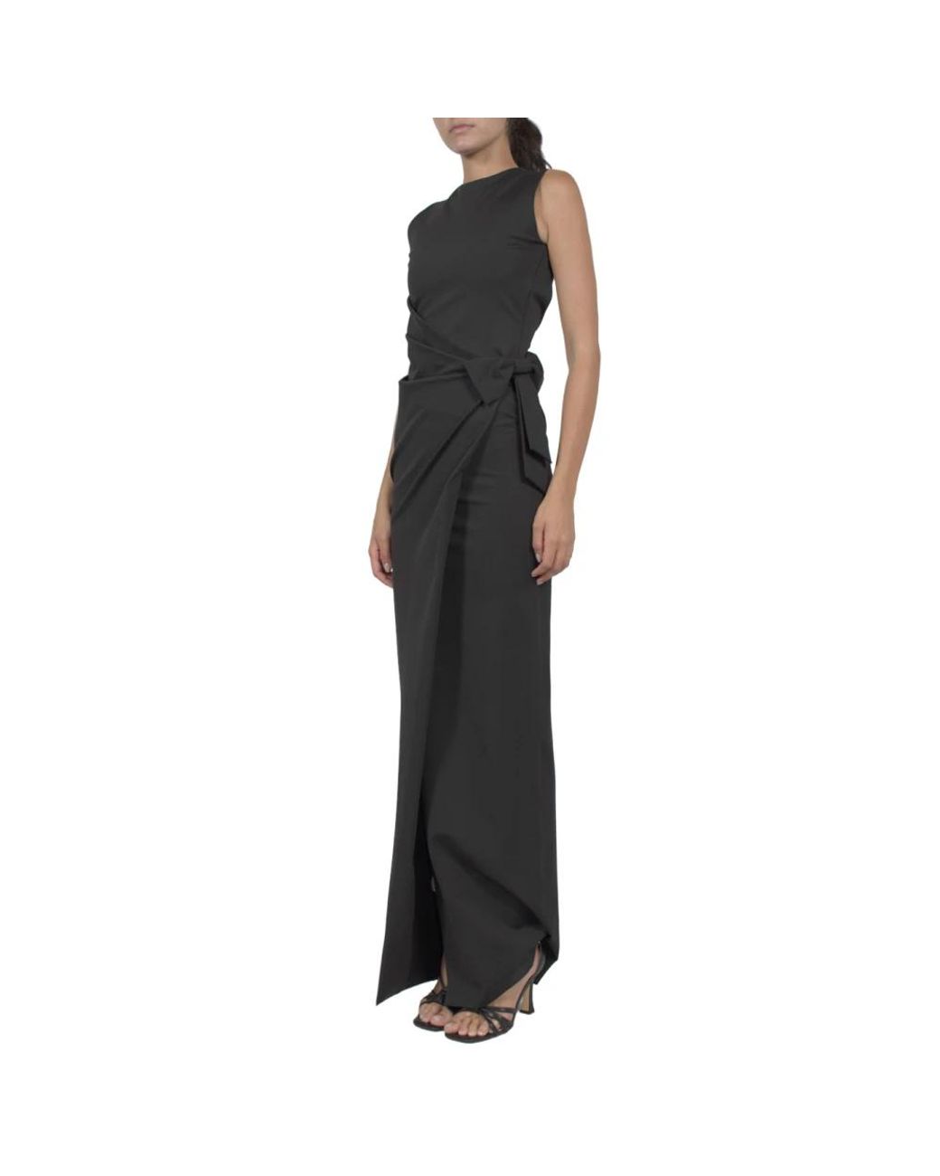 DSquared² Black Maxikleid