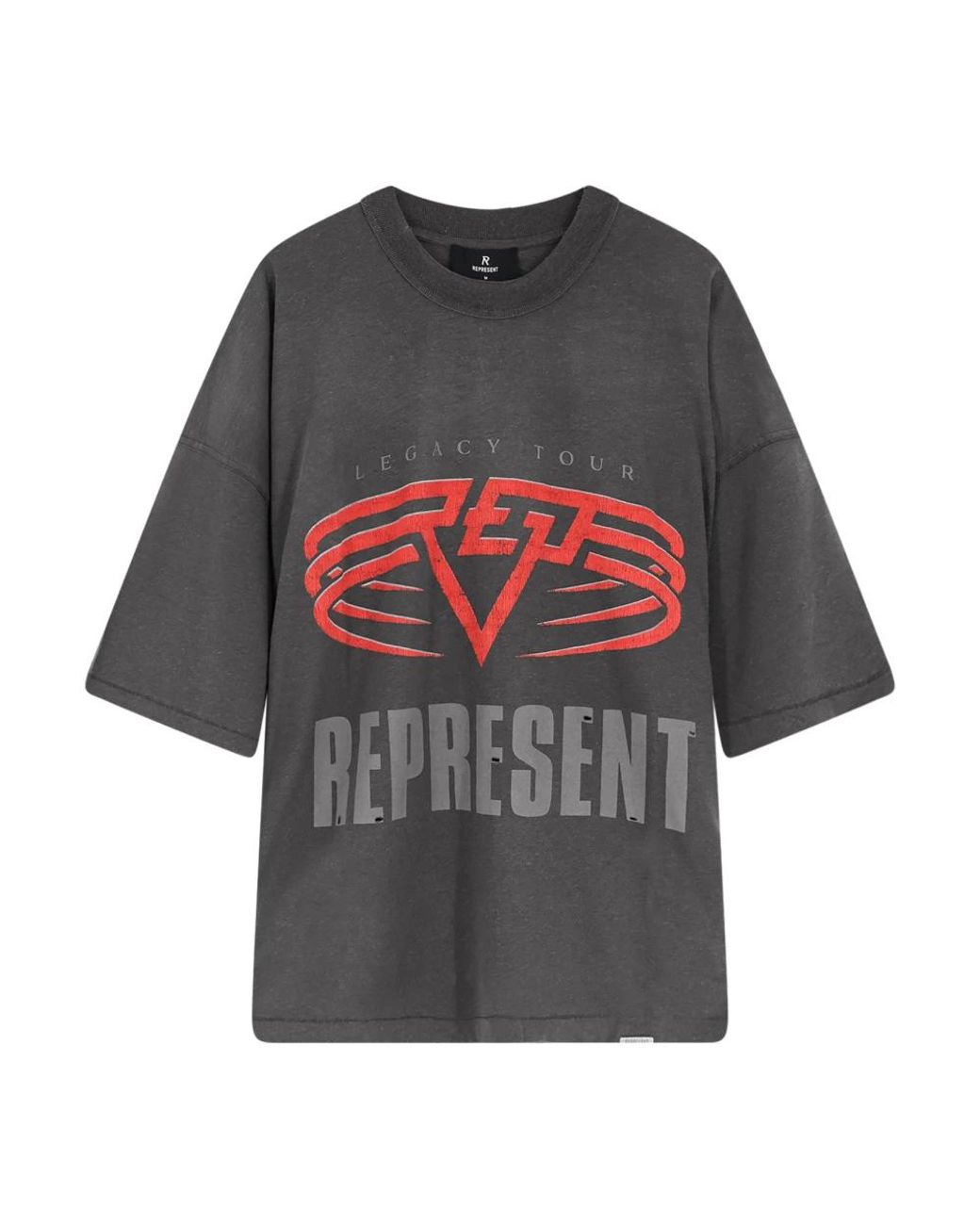 Represent Tops ,Grijs ,Katoen Living Legacy T-Shirt in het Gray voor heren