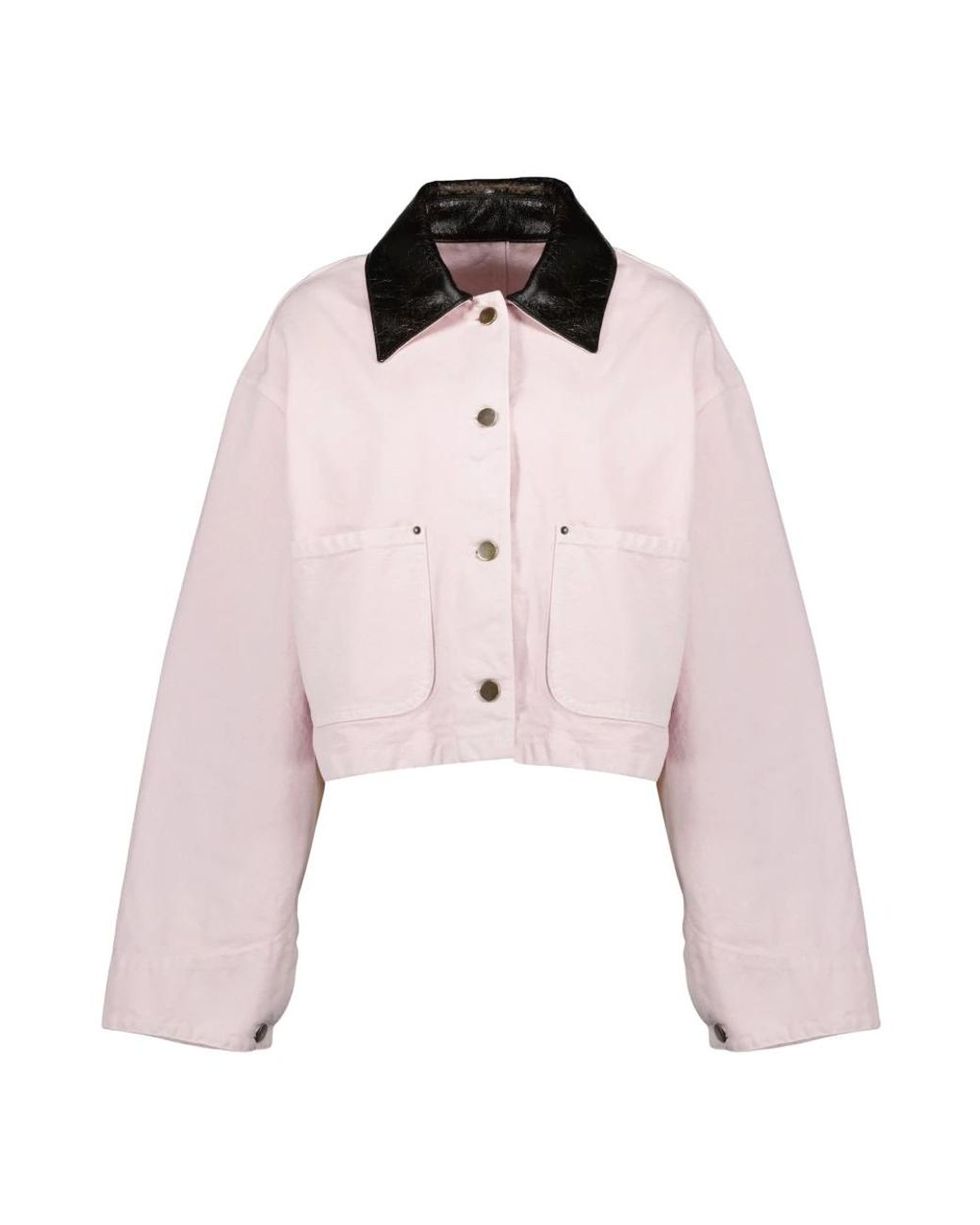 Prada Pink Denim Jackets