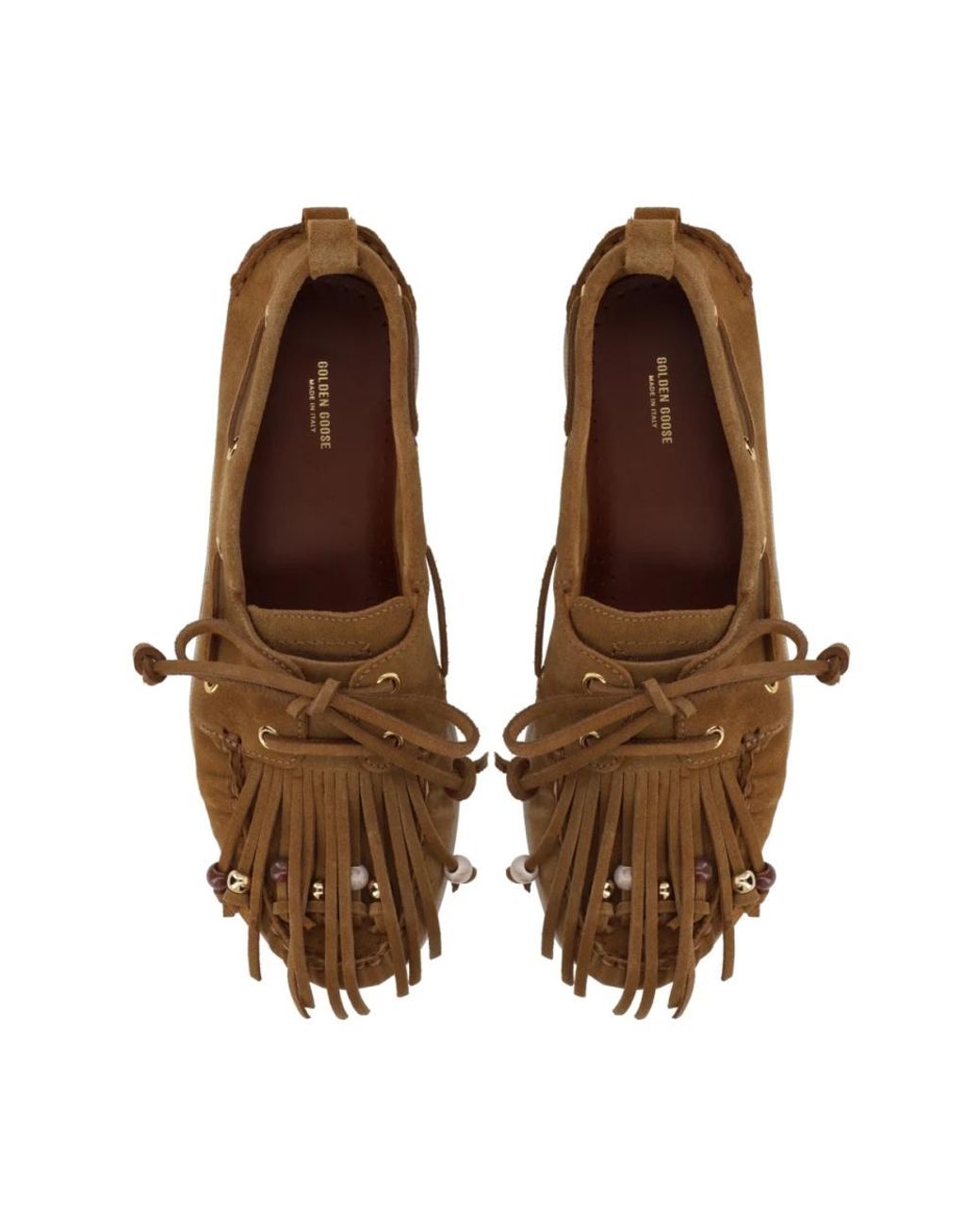 Golden Goose Deluxe Brand Brown Boat Shoes