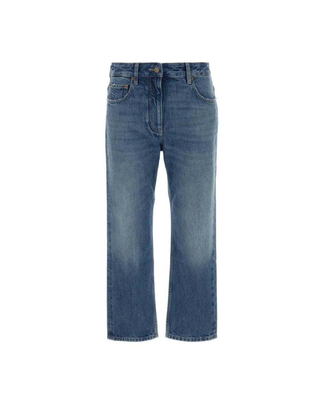 Valentino Garavani Blue Straight Fit Jeans