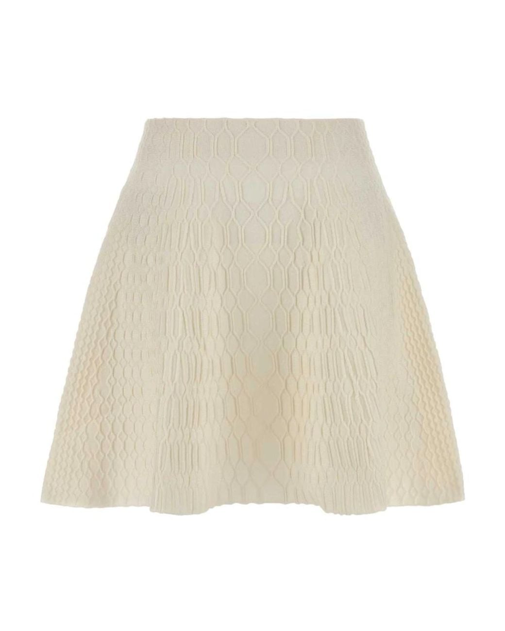 Balmain Natural Short Skirts