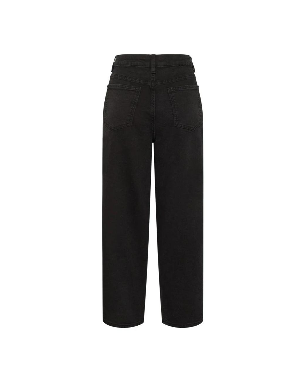 Straight Jeans Part Two de color Black