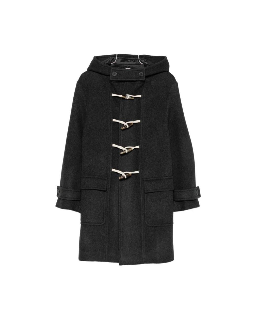 Semicouture Black Single-Breasted Coats