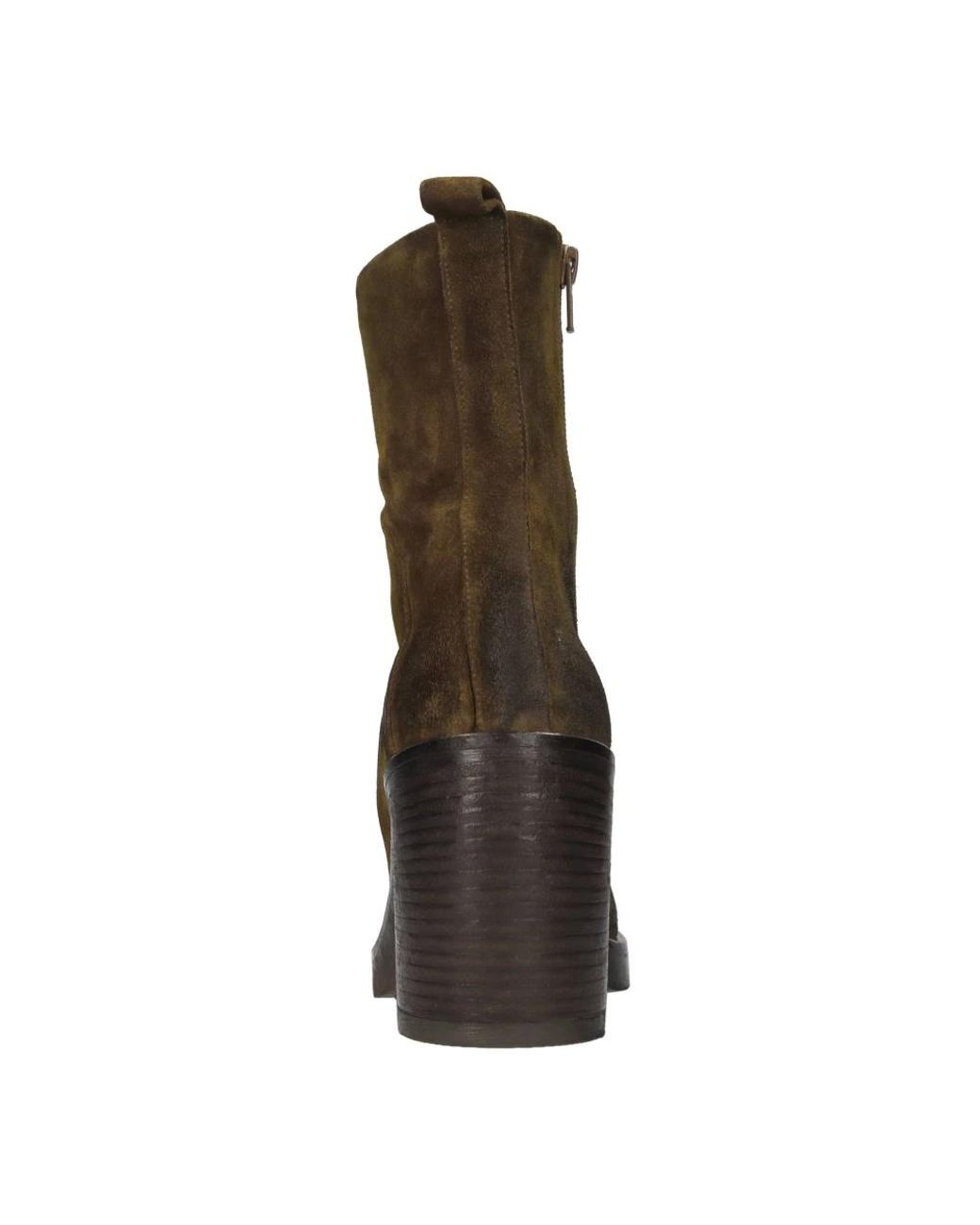 Strategia Brown Heeled Boots