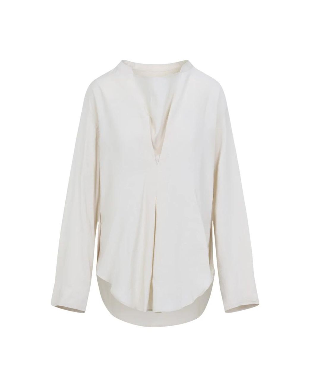 Studio Nicholson Inverted Pleat Top in het White