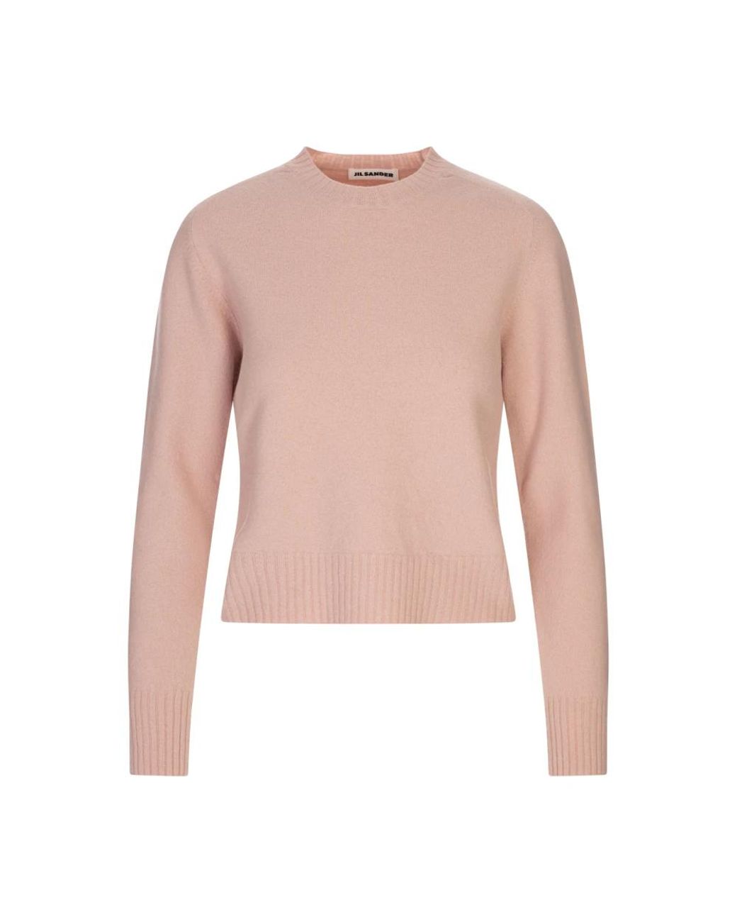 Jil Sander Pink Light Wool Sweater