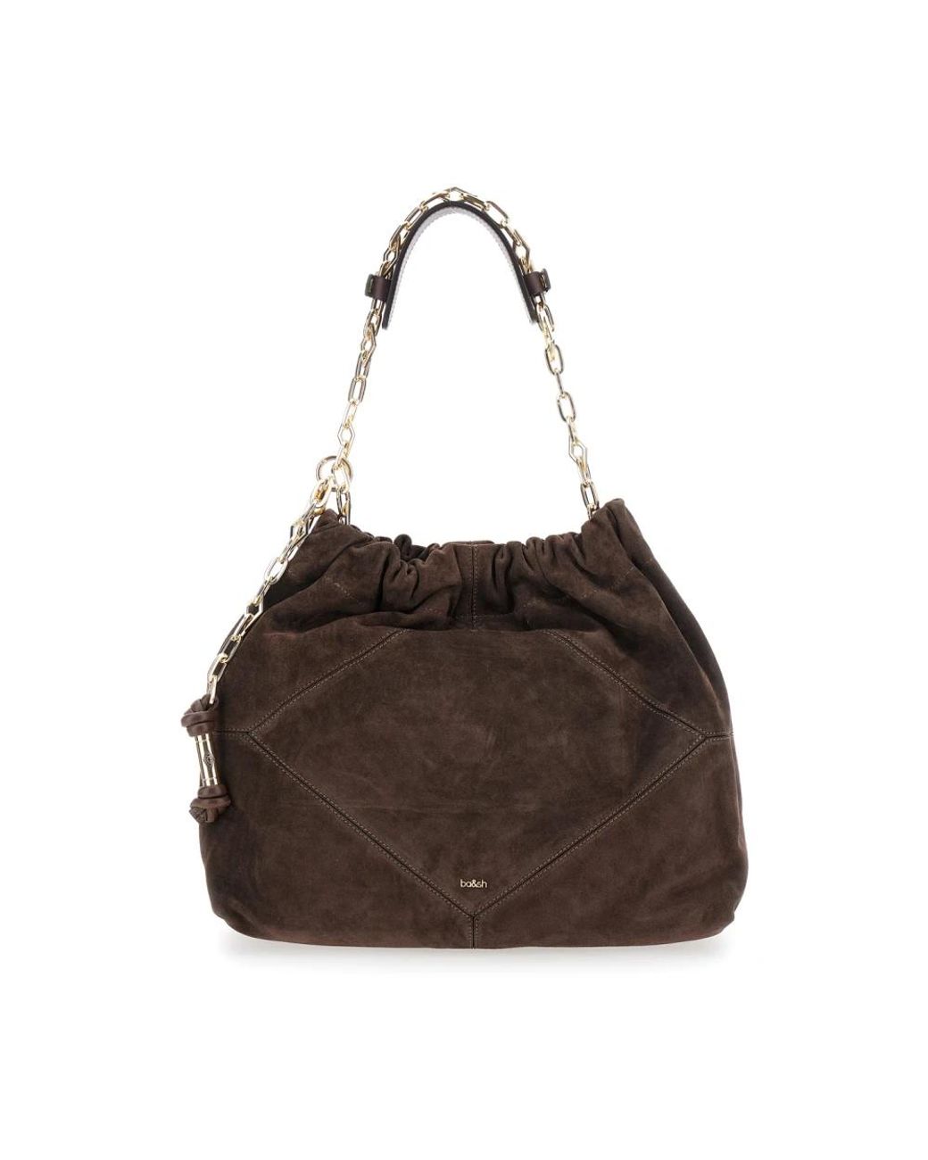 Ba&sh Brown June Schultertasche