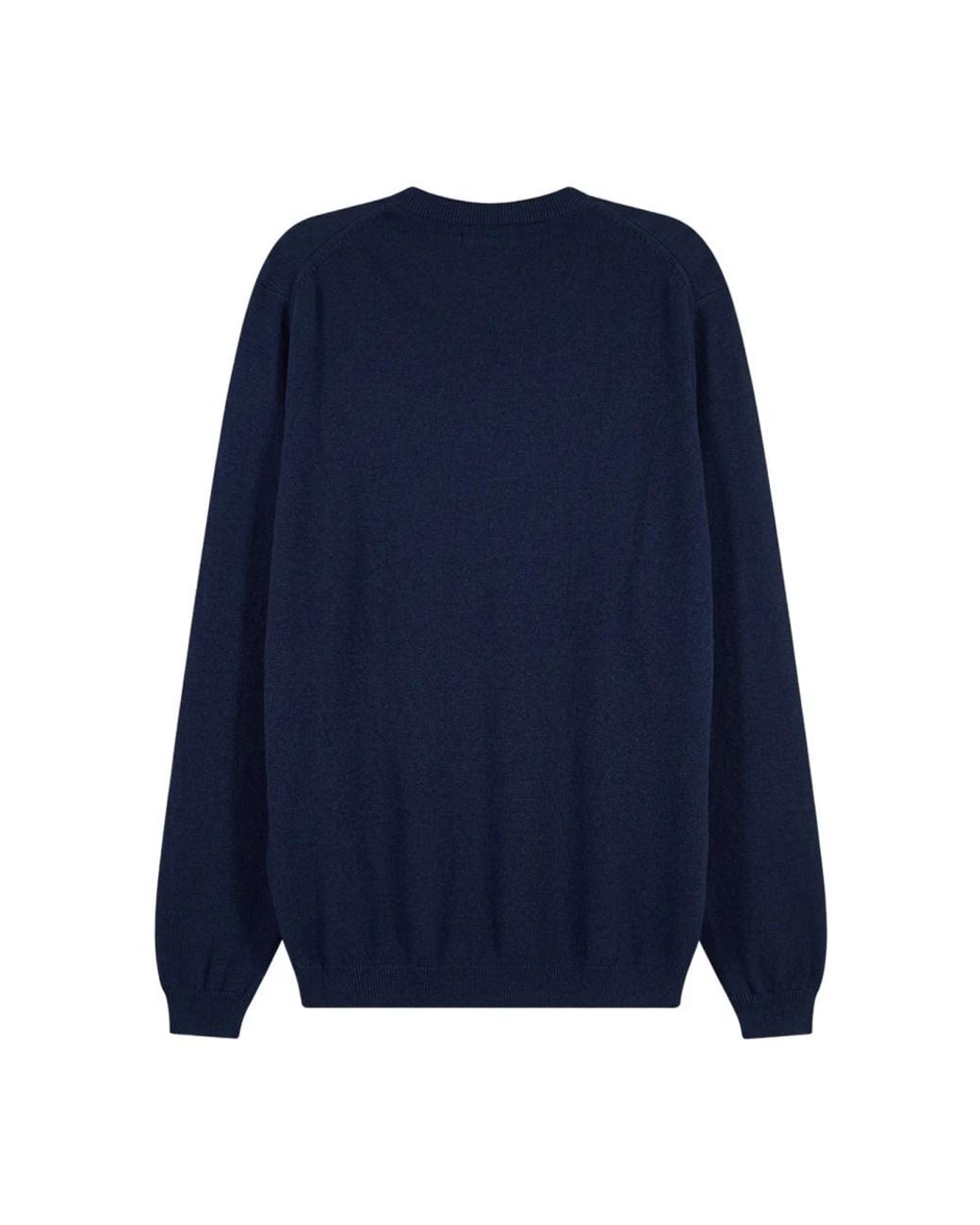 Amaranto Blue Round-Neck Knitwear for men