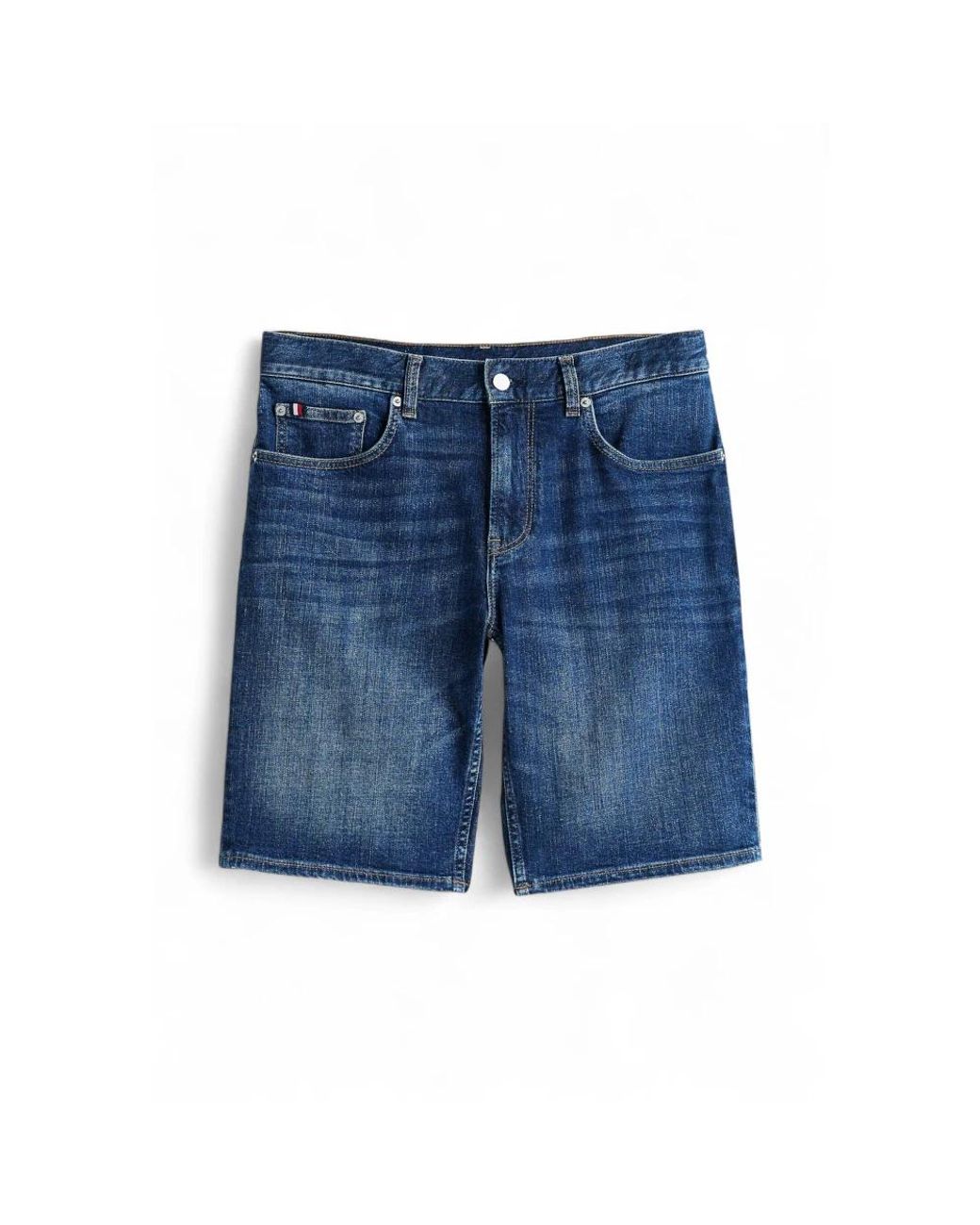 Tommy Hilfiger Blue Denim Shorts for men