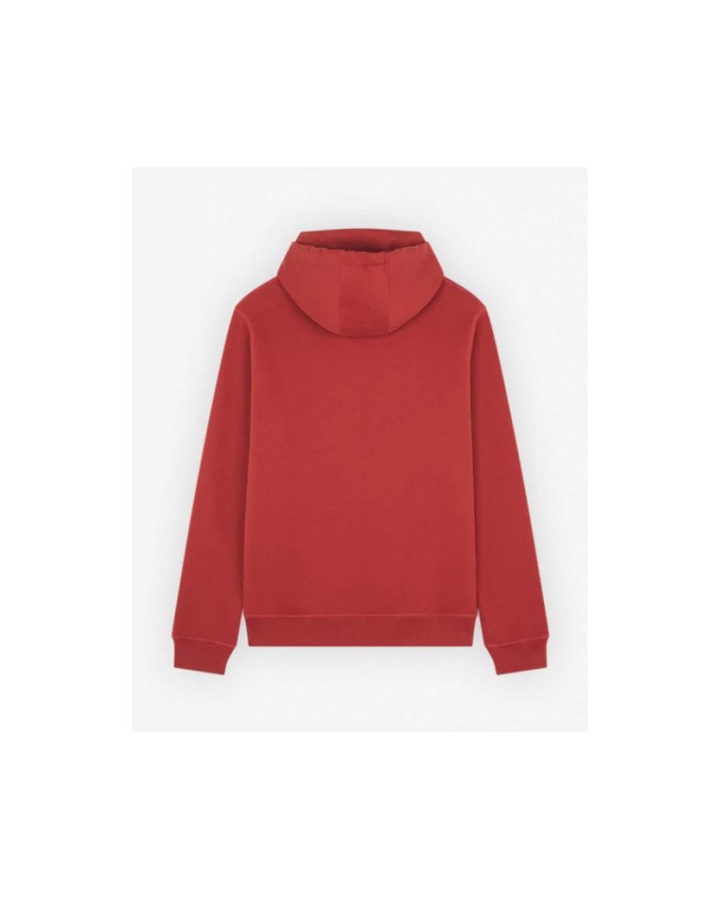 Barbour Red X Maison Kitsuné Fox Head Hoodie Burnt Cotton for men