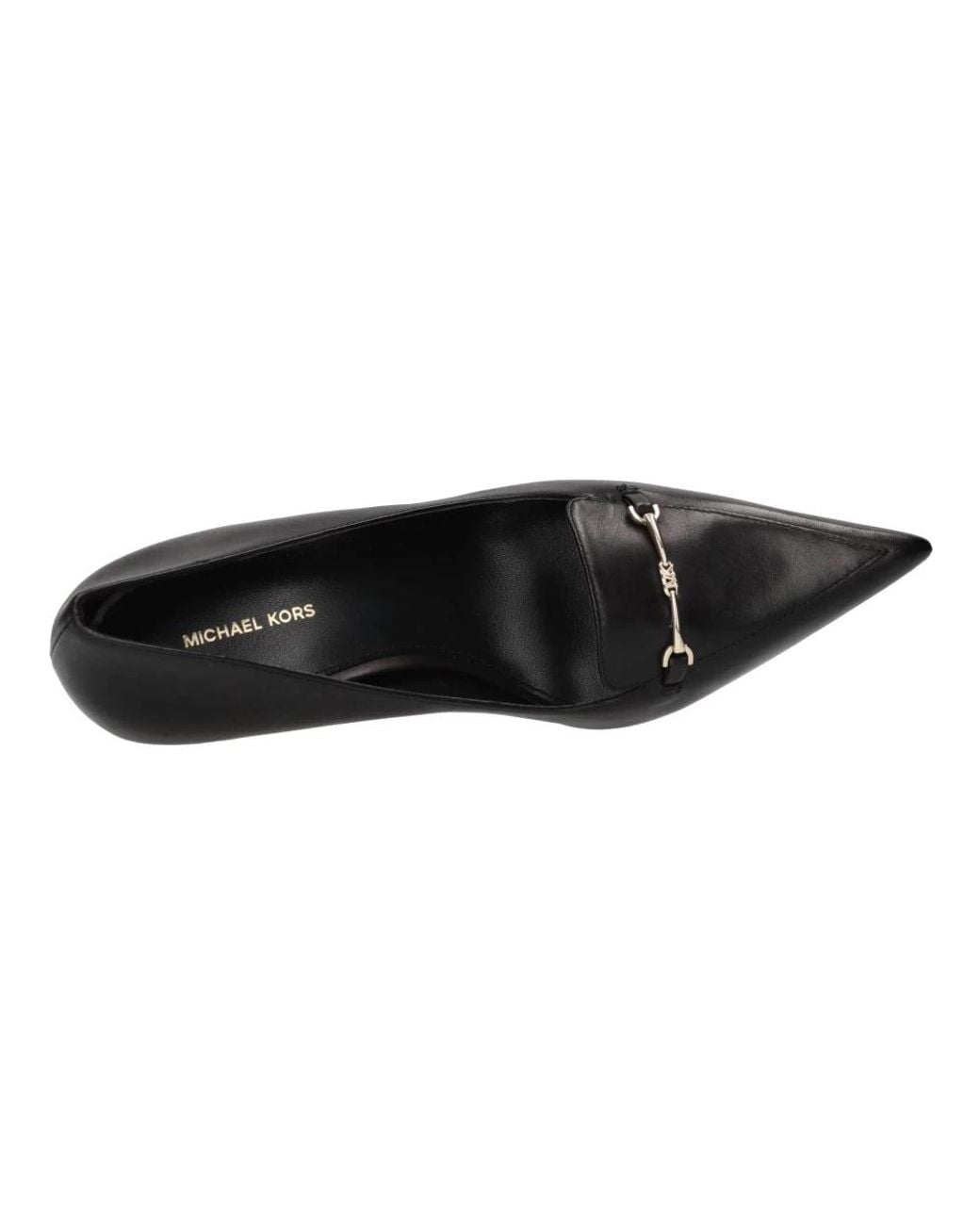 Michael Kors Black Lena Leder Slingback Pump