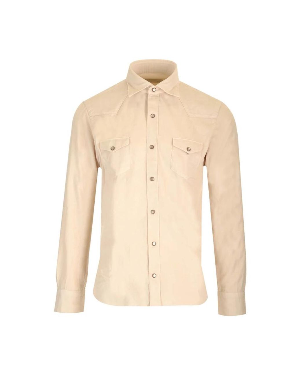 Barba Napoli Natural Casual Shirts for men