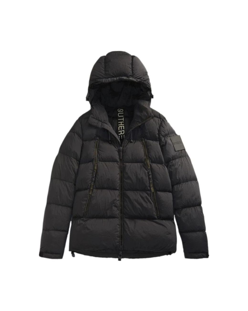 OUTHERE Black Winter Jackets for men