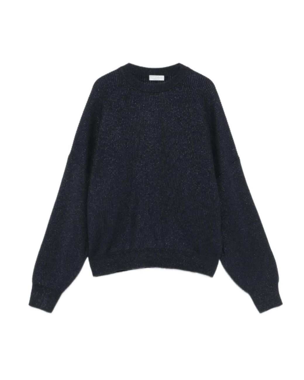 Brunello Cucinelli Blue Cashmere Knitwear