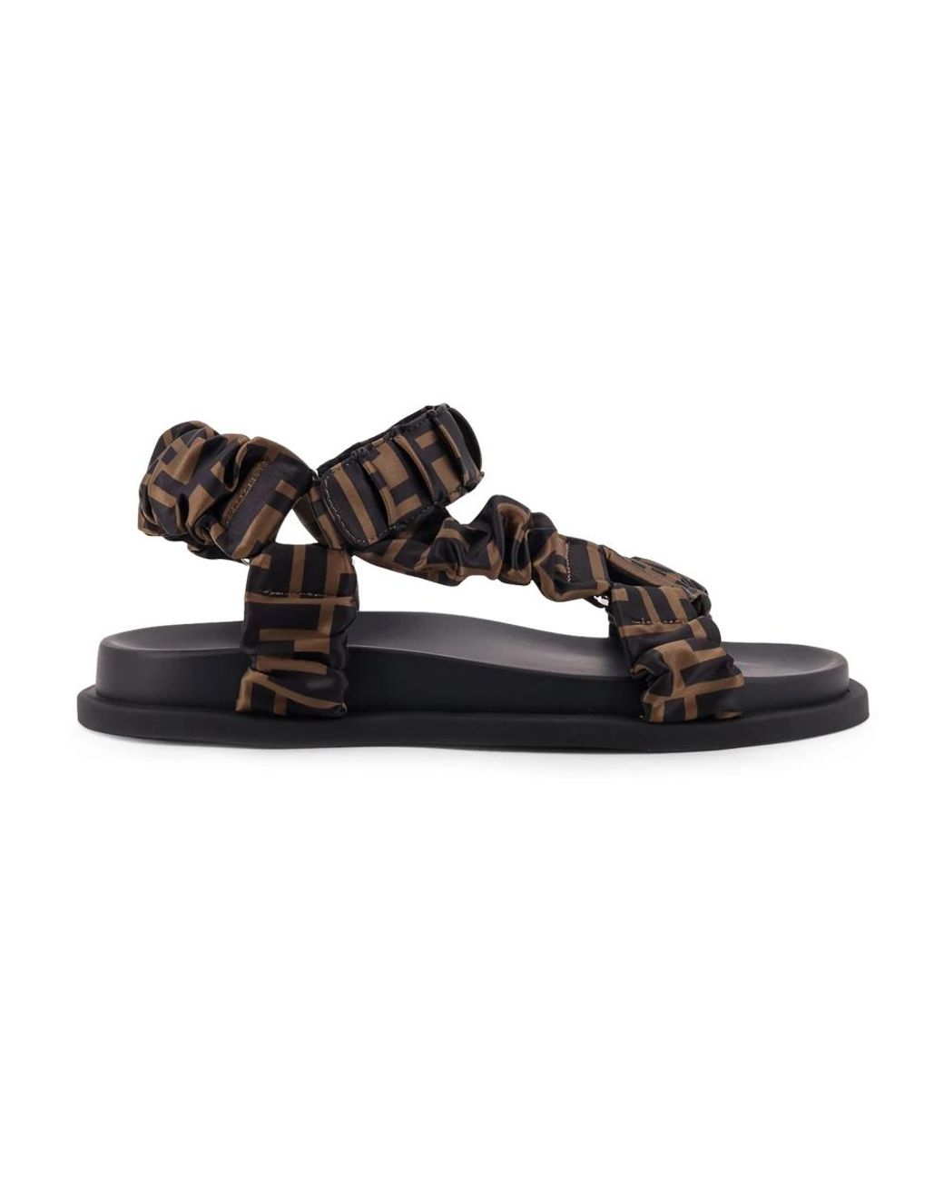 Fendi Flat Sandals in het Brown