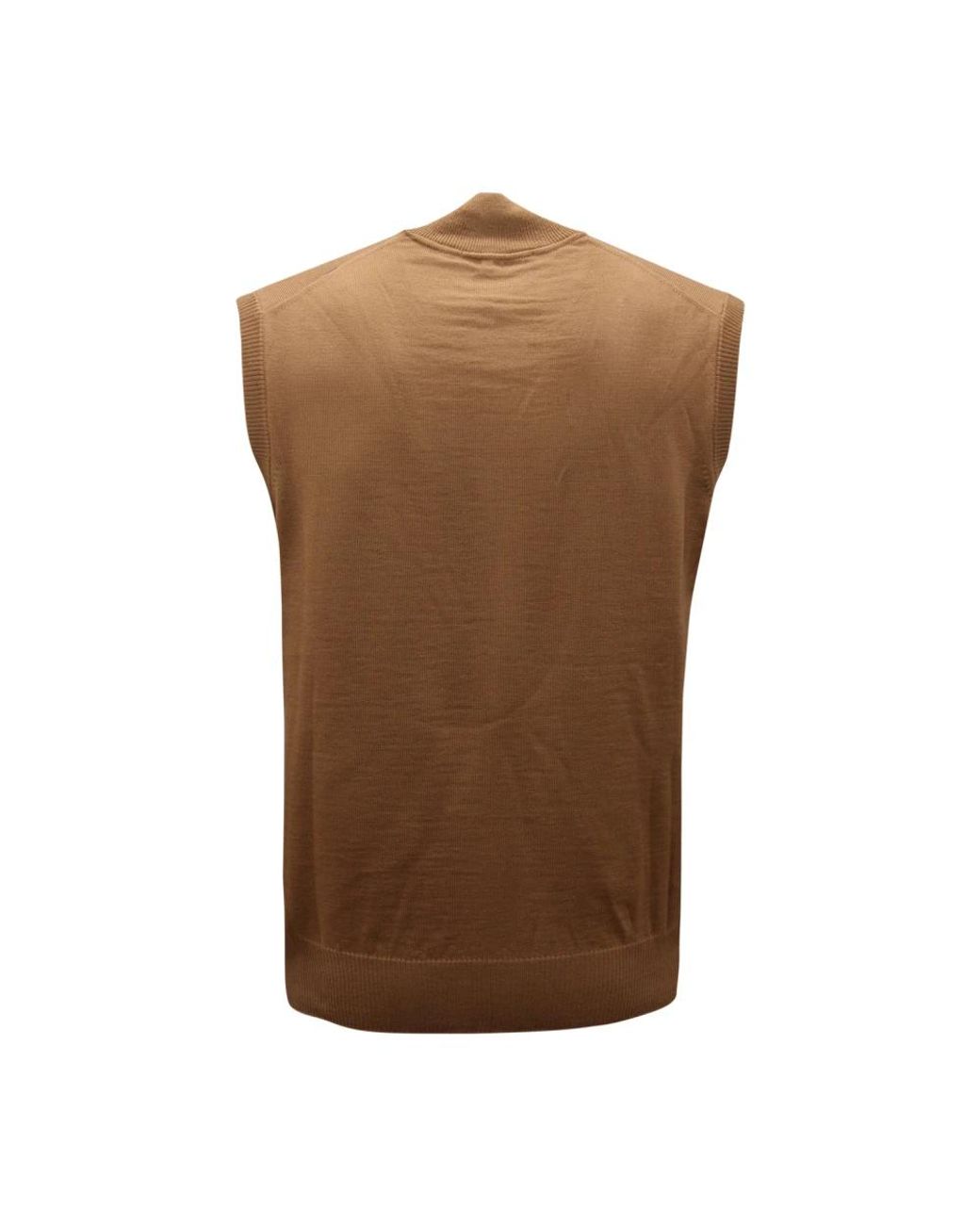 Alpha Studio Brown Waistcoats for men