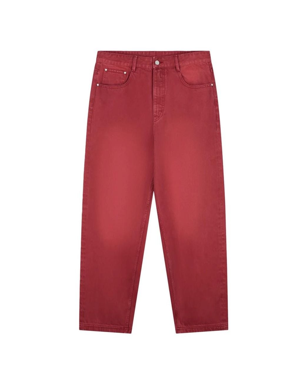 Arte' Red Straight Fit Jeans for men