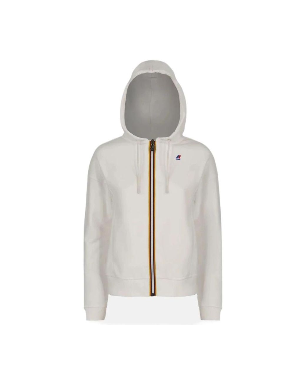K-Way Jassen ,Wit ,Sportief Fleece Jack in het Gray