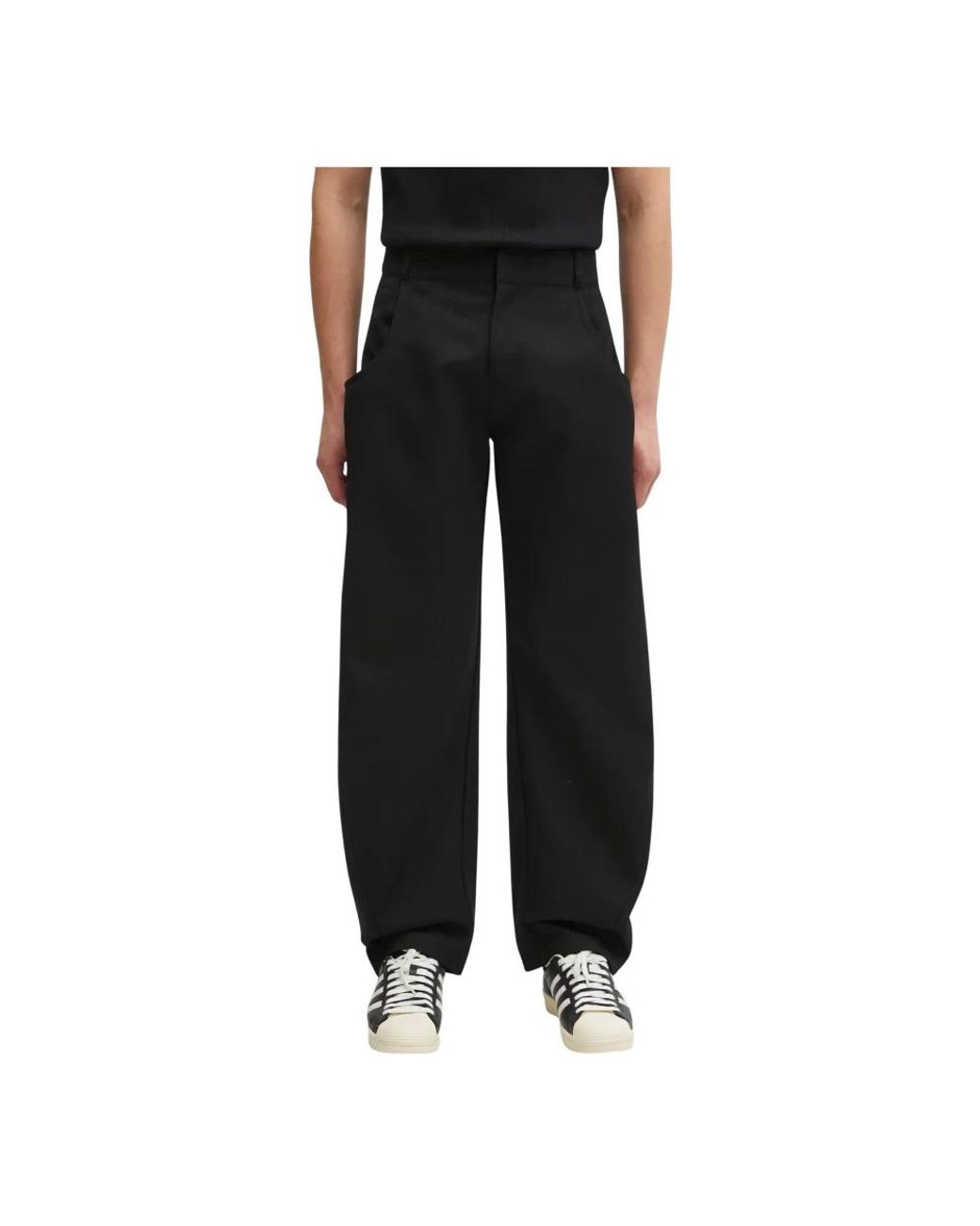 Wide Trousers Adererror pour homme en coloris Black