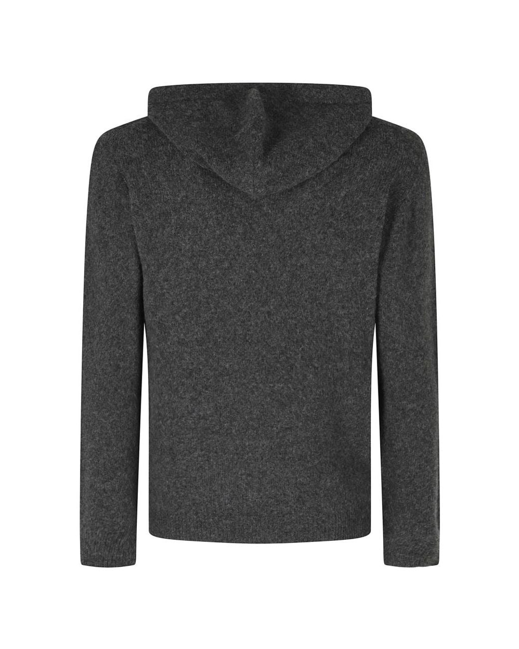 Roberto Collina Gray Hoodies for men