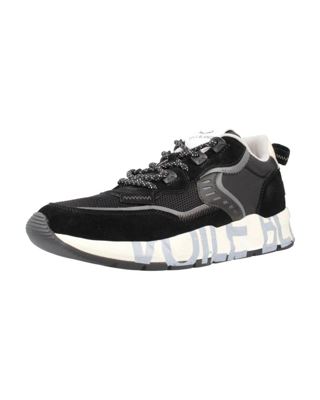 Voile Blanche Black Sneakers for men