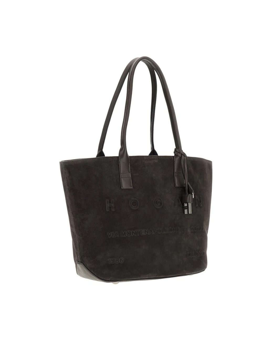 Hogan Black Shopping Bags