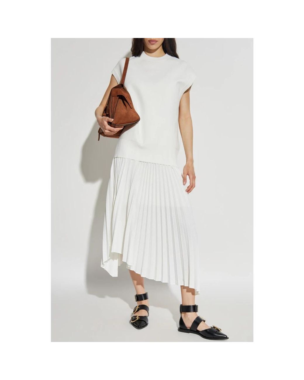 Midi Dresses AllSaints de color White