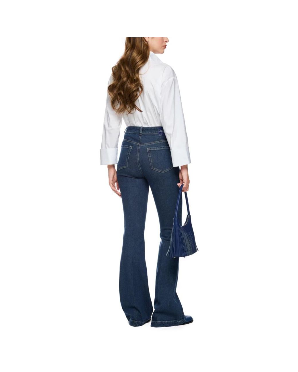 Marc Cain Blue Bootcut Jeans