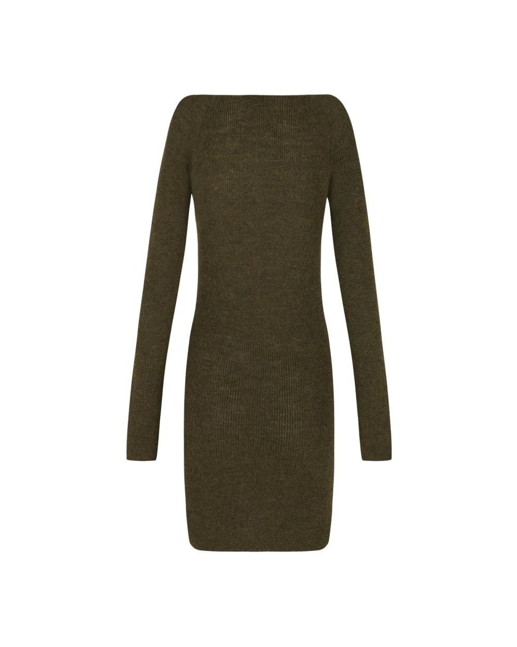 Cortana Green Knitted Dresses