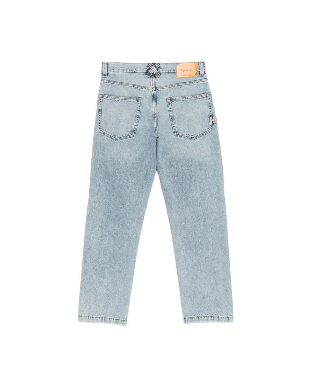 Replay Blue Straight Fit Jeans for men